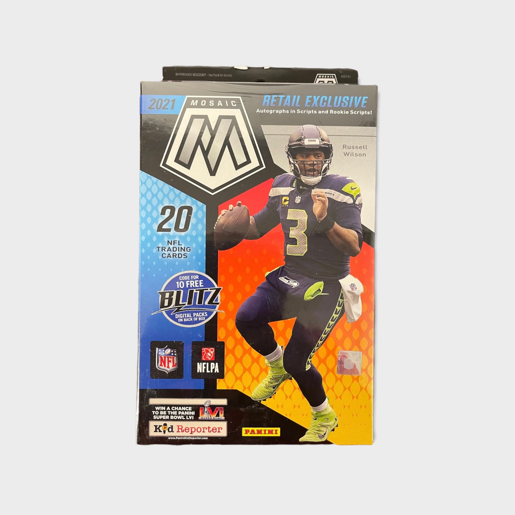 ✔️ NEW 2021 Panini Prizm NFL Football Hanger Box (Light Blue - Target) 10  Cards